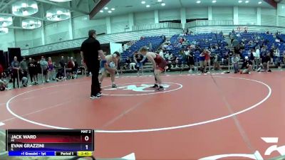 195 lbs Cons. Round 2 - Jack Ward, MI vs Evan Grazzini, IL