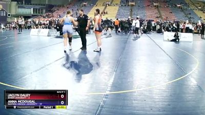 170 lbs Semis (4 Team) - Jaclyn Daley, Baker University vs Anna McDougal, Eastern Oregon University