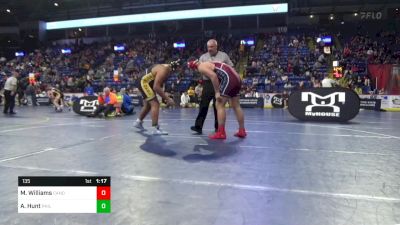 250 lbs Round Of 16 - Dakota Carmona, Canon-McMillan vs Connor Ward, Westmont Hilltop