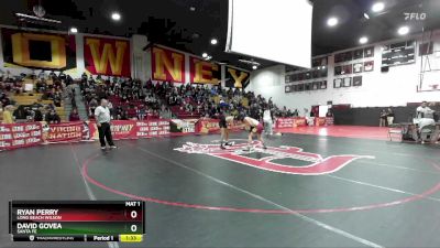 126 lbs Quarterfinal - Ryan Perry, Long Beach Wilson vs DAVID GOVEA, Santa Fe