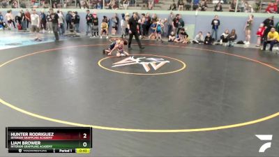 67 lbs Rr2 - Hunter Rodriguez, Interior Grappling Academy vs Liam Brower, Interior Grappling Academy