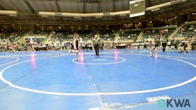 105 lbs Consi Of 8 #2 - Tate Clawson, Sallisaw Takedown Club vs Yoselin Hernandez, OKC Saints Wrestling