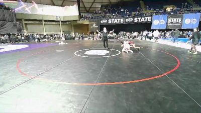 119 lbs Cons. Round 2 - Oliver Seubert, Snoqualmie Valley Wrestling Club vs Samson Kjar, Liberty Warriors Wrestling Academy