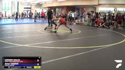 132 lbs Champ. Round 2 - Conner Walck, Great Neck Wrestling Club vs Ryan Webber, Prince George