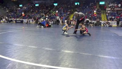 46 lbs Round Of 16 - Landyn Lopez, Columbia vs Vincent Switzer, Clarion Limestone