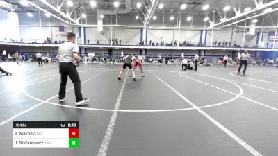 184 lbs Consi Of 16 #1 - Kevin Makosy, University Of Maryland vs Jake Stefanowicz, University Of Pennsylvania