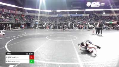 60 lbs Semifinal - Gunner Marshall, King Select vs Kaiden Galindez, Massa's Maniacs