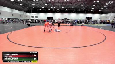 132 lbs Cons. Round 3 - Grant Fadler, Platte County vs Dillan Chisam, St. Pius X (Kansas City)