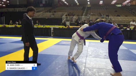 MARIE ANN CHOI vs CLAUDINA RAMOS CAIADO 2024 Pan Jiu Jitsu IBJJF Championship