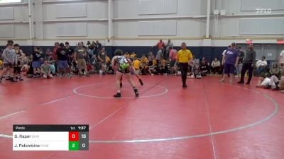 120 lbs Pools - Garrison Raper, Ohio Gold vs Jaden Palombine, Phoenix W.C. - Red