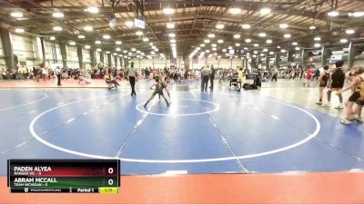 72 lbs Rd# 4- 2:00pm Friday Final Pool - Abram McCall, Team Michigan vs Paden Alyea, Ranger WC