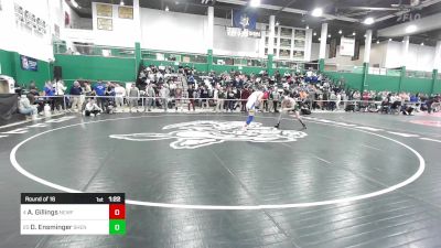 138 lbs Round Of 16 - Aidan Gillings, Newfane vs David Ensminger, Shenendehowa