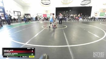126 lbs Champ. Round 1 - Danieve Acheta, Evergreen Valley vs Keahi Jack, Bellarmine