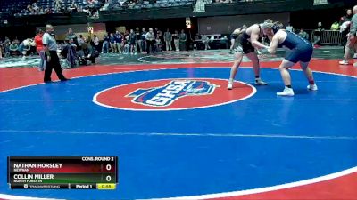 6A-215 lbs Cons. Round 2 - Nathan Horsley, Newnan vs Collin Miller, North Forsyth