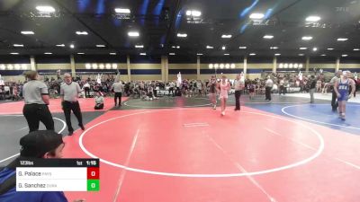 123 lbs Quarterfinal - Gage Palace, Payson WC vs Giovanni Sanchez, Duran Elite