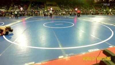 58 lbs Round Of 32 - Kai Hughes, Nebraska Boyz vs Jackson Parker, Lions Wrestling Academy