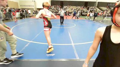 77 lbs Rr Rnd 1 - Owen Vigue, Maine Trappers vs Hayes Kennedy, Backyard Brawlers