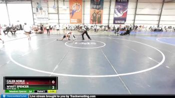 92 lbs Rd# 3 12:00pm Friday - Caleb Noble, Dynasty Death Row vs Wyatt Spencer, M2TC Blue