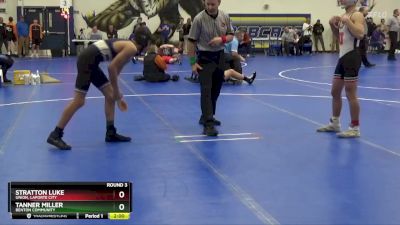 JV-2 lbs Round 3 - Tanner Miller, Benton Community vs Stratton Luke, Union, LaPorte City