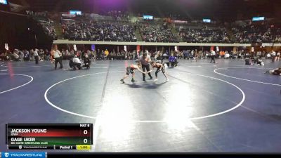 93 lbs Round 2 - Gage Uker, Big Game Wrestling Club vs Jackson Young, Iowa