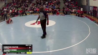 138 lbs 3rd Place Match - Christian Mauthe, Coronado vs Garreck Simbre, Arbor View