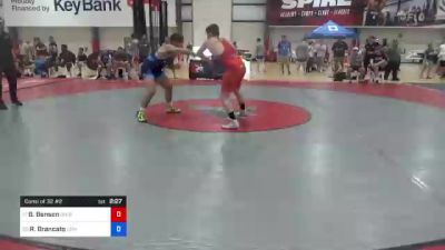 86 kg Consi Of 32 #2 - Brayden Benson, Ohio vs Remy Brancato, Lehigh Valley Wrestling Club