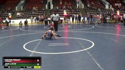 75/82 Round 3 - Jack Lucas, Clio vs Colton Fridley, Vicksburg