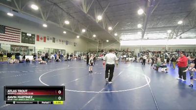 75 lbs 5th Place Match - Gavin Martinez, Bear Lake Wrestling Club vs Atlas Trout, Wasatch Wrestling Club