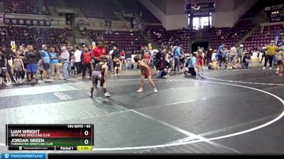 63 lbs Cons. Round 2 - Liam Wright, Bear Cave Wrestling Club vs Jordan Green, Torrington Wrestling Club