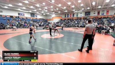 133 lbs Champ. Round 2 - Andrew Perelka, John Carroll University vs Blaze Thurber, Wisconsin-Stevens Point