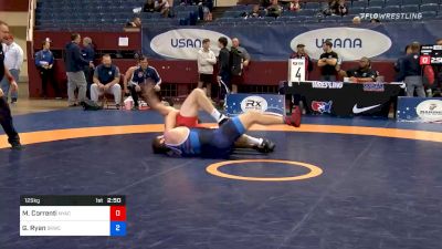 125 kg Consolation - Mauro Correnti, New York Athletic Club vs Garrett Ryan, Sunkist Kids Wrestling Club