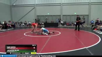 120 lbs Semis & 3rd Wb (16 Team) - Sam Smith, Oklahoma Blue vs Jackson Blum, Michigan Blue
