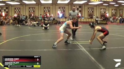 110 lbs Round 3 (6 Team) - Jackson Cody, Smittys Barn vs Hudson Platt, Frost Gang