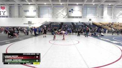 145 lbs Cons. Round 4 - Logan Mccoy, Journeymen Wrestling Club vs Gabriel Sanchez, Cazenovia Creatures Wrestling Club