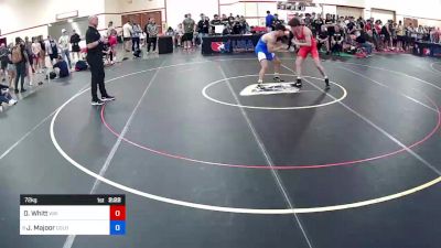 72 kg Cons 8 #2 - Dylan Whitt, Viking Wrestling Club (IA) vs Javani Majoor, Colorado Top Team Wrestling Club