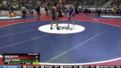 4A 157 lbs Cons. Round 1 - Aiden Wilson, Arkadelphia vs Miguel Barron, Bauxite