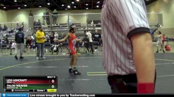 101 lbs Round 4 (6 Team) - Talon Weaver, Donahue WA vs Levi Ashcraft, NBWC