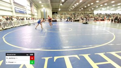 182 lbs Round Of 64 - Nicolas Jenkins, TN vs Eric Power, MA