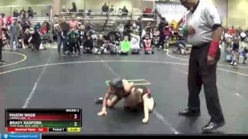 46 lbs Round 2 (4 Team) - Brady Radford, Team Good. Real Good vs Mason Wade, Cardiac Kids