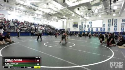 120 lbs Champ. Round 2 - Jaelean Alvarez, Sierra Vista vs Juelz Taylor, West Covina