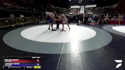 125 lbs Cons. Semi - Dillon Bailey, California vs Carson Hatch, California