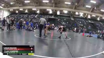 102 lbs Round 2 (6 Team) - Tyler Haneborg, Midwest Destroyers vs Logan Reagan, Kearney Matcats - Blue