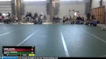 130 lbs Round 2 (4 Team) - Brody Sendele, POWA vs Zane Leitzel, Warhawks Black