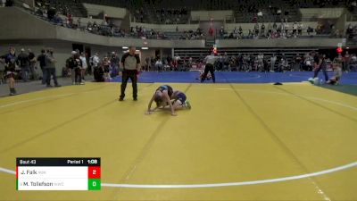 80 lbs Cons. Round 1 - Meison Tollefson, Northeast Iowa Wrestling Club vs Jack Falk, Askren Wrestling Academy