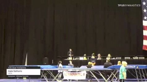 Kate Solitario - Individual Trampoline, GSTA - 2021 USA Gymnastics Championships