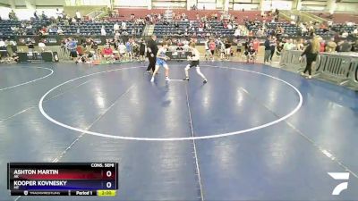 108 lbs Cons. Semi - Ashton Martin, AK vs Kooper Kovnesky, MT