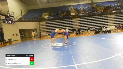 285 lbs Semifinal - Jose Valdez, Northern Iowa vs Bowen Mcconville, South Dakota State