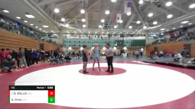 170 lbs Quarterfinal - BRAYDEN WELLS, Granite Hills vs Sam Pinto, San Marcos (San Marcos)