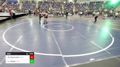 85 lbs Round Of 32 - Brody Gherardini, Team Grand Valley Elite vs Lincoln Valdez, Pomona Elite