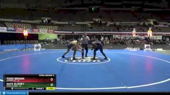 182 lbs Sat 12 - Nate Bushey, Ocean Lakes vs Todd Brown, Granby HS